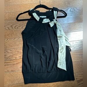 Black and ivory Sleeveless women’s  Top